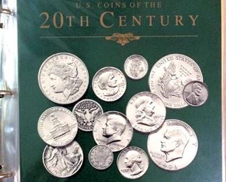 HMT129 Folder of 20th Century coins
