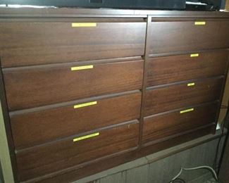 HMT162 Eight Drawer Dresser & Office Supplies