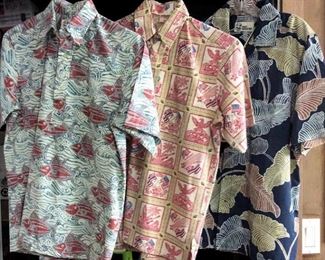 HMT177 Three Small Reyn Spooner Aloha Shirts 