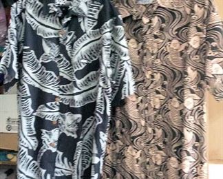 HMT182 Two Rix Small Aloha Shirts