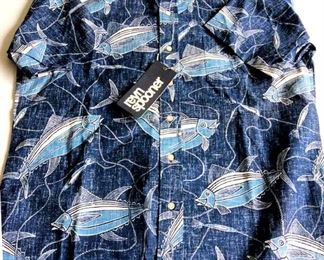 HMT187 Small Reyn Spooner Fish Aloha Shirt