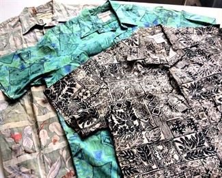 HMT191 Three Small Cooke Street Aloha Shirts