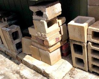 HMT223 Cinder Blocks and Metal Box 