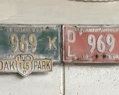Oak park motorcycle tags