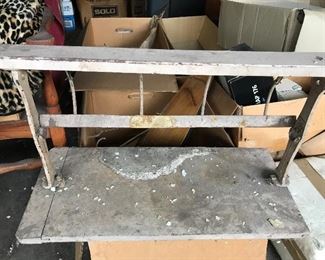 Vintage butcher paper holder