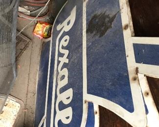 2 large vintage Rexall signs