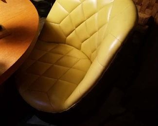 Yellow Barrel Chair