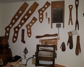 Grateful for new washers and driers, but it is always fun to display the past.