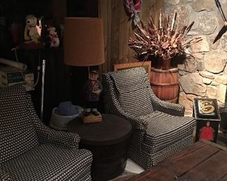 What is old is new again, Fantastic pair of side tables and wonderful coffee table