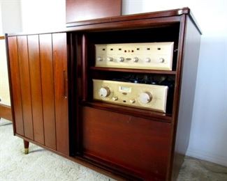 Garrard 301 Turntable Stereo Cabinet