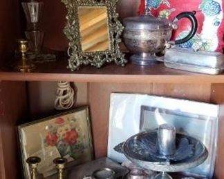 silver, table lamps,