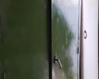 vintage metal cabinets