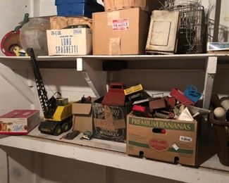 old metal toys