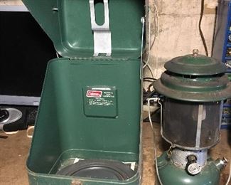 Coleman lantern with case