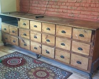 Vintage multi drawer cabinet