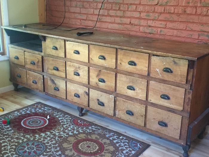 Vintage multi drawer cabinet
