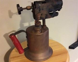 Antique blowtorch with red handle https://ctbids.com/#!/description/share/254206