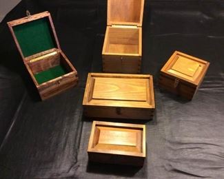Handmade wooden boxes https://ctbids.com/#!/description/share/254231