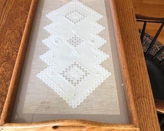 Long Tray with Lace Under Glass https://ctbids.com/#!/description/share/255068