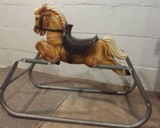 Vintage toy riding horse https://ctbids.com/#!/description/share/253069