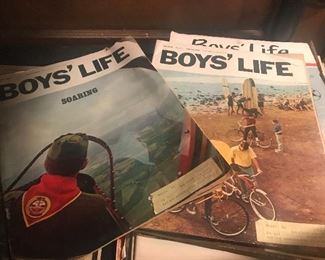 Lots of old magazines, Life, Boy's Life, Look, and more