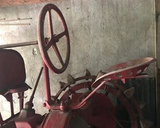 37 McCormick Deering  has iron wheels . This was from the original farm in Ennis 