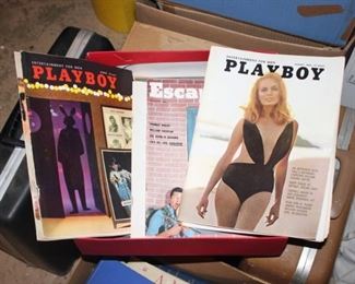 Vintage Playboys and others mostly 1960's