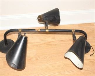 Mid century ceiling mount articulating light.  Very hard to find these.  Vintage original. 