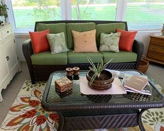 Beautiful Dark Wicker Set