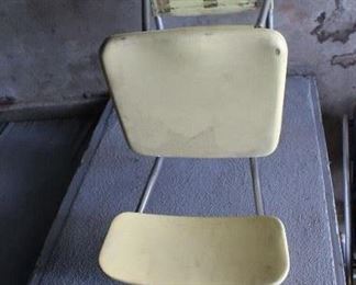 Vintage yellow stool