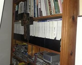 Lots of magazines and CDs