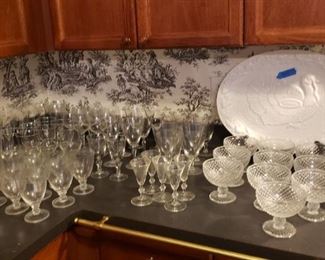 Lots of glass and crystal