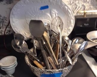Utensils, turkey platter