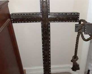 Detail of wood cross