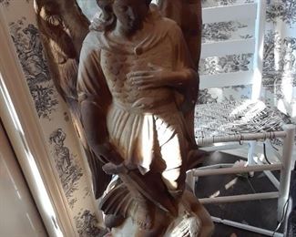 Angel statue, concrete