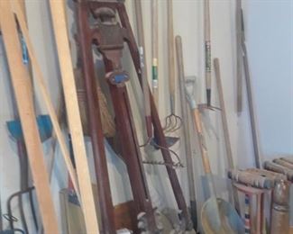 Wood easel and other tools