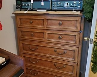 HEATH KIT HAM RADIO COMPONENTS......DREXEL CHEST OF DRAWERS