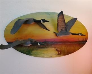 3-DIMENSIONAL METAL DUCK PAINTING