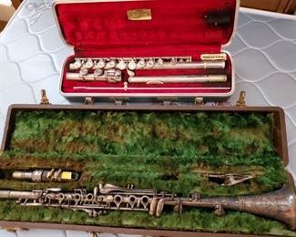 ANTIQUE CLARINET & FLUTE