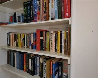 JUST PART OF THE MANY BOOKS IN HOUSE