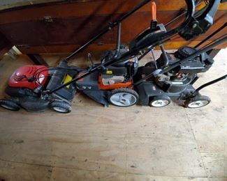 HONDA MASTERS HR215 5HSP MOWER....Husqvarna HU625HWT 163-cc 22-in String Trimmer Mower....3.5 HSP CHIPPER/VAC MOWER