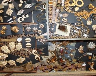 Vintage costume jewelry, all 50% off!