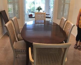 Baker Table and 6 chairs