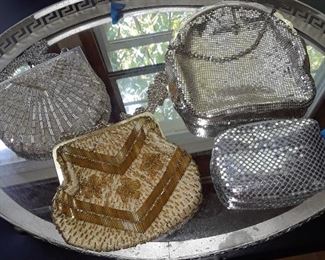 Selection of evening purses, vintage