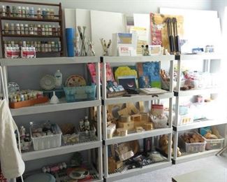 Large Assortment Arts & Craft Supplies