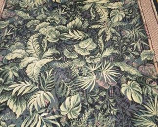 Tropical Leaf Area Rug