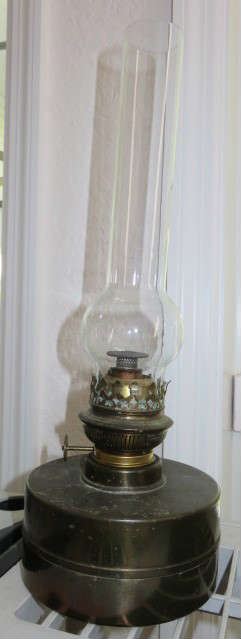 Pair Denmark Brass Wall Mount Oil Lanterns