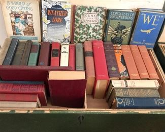 Collectible antique books from the 1800s-1950s