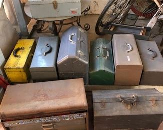 Metal tool boxes