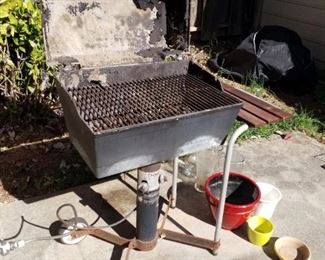 Outdoor natural gas grill 